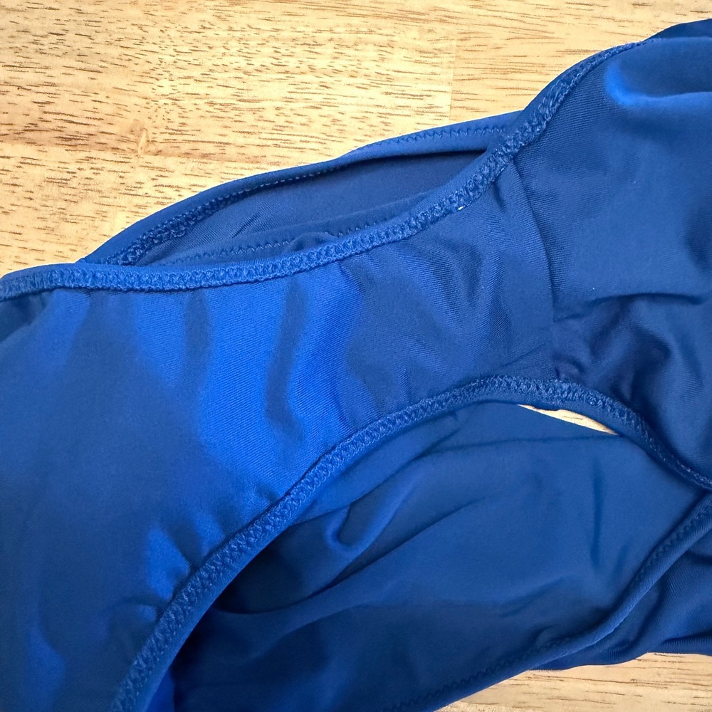 Aerie Royal Blue High Waisted Full Coverage Swimsuit Bottoms Size XL - Picture 6 of 6